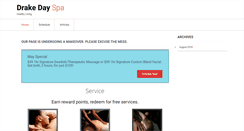 Desktop Screenshot of drakedayspa.com